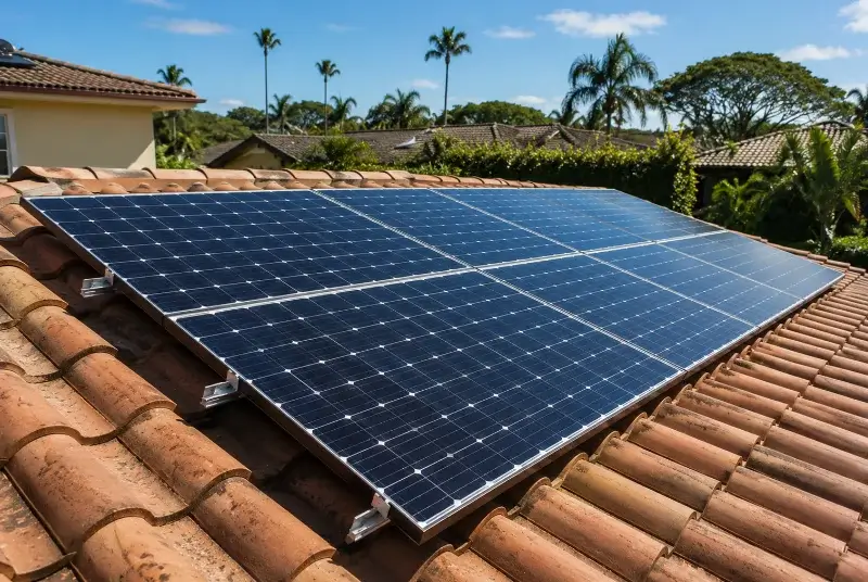 Installation de panneaux solaires à Arboussols